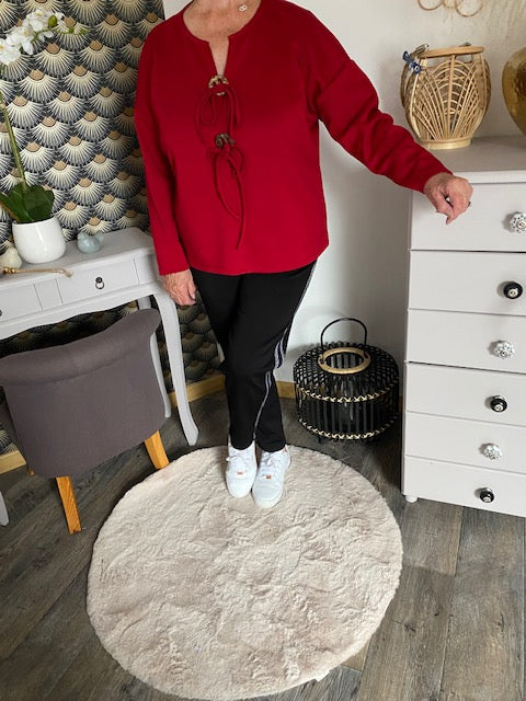 TOP LOLA ROUGE COLLECTION BELLE TAILLE 42/ 48