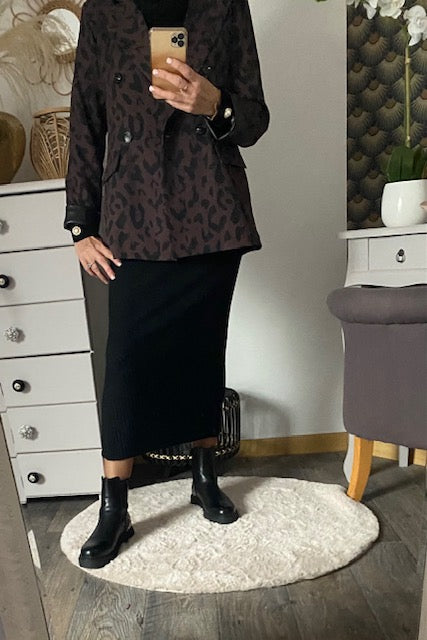 VESTE BLAZER LEO CHOCOLAT S/M/L/XL/XXL