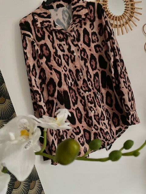 CHEMISE LEOPARD 36/42 petit 44