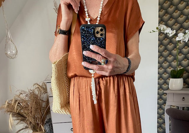 ENSEMBLE SUMMER BRIQUE 40/44 AVEC SOIE