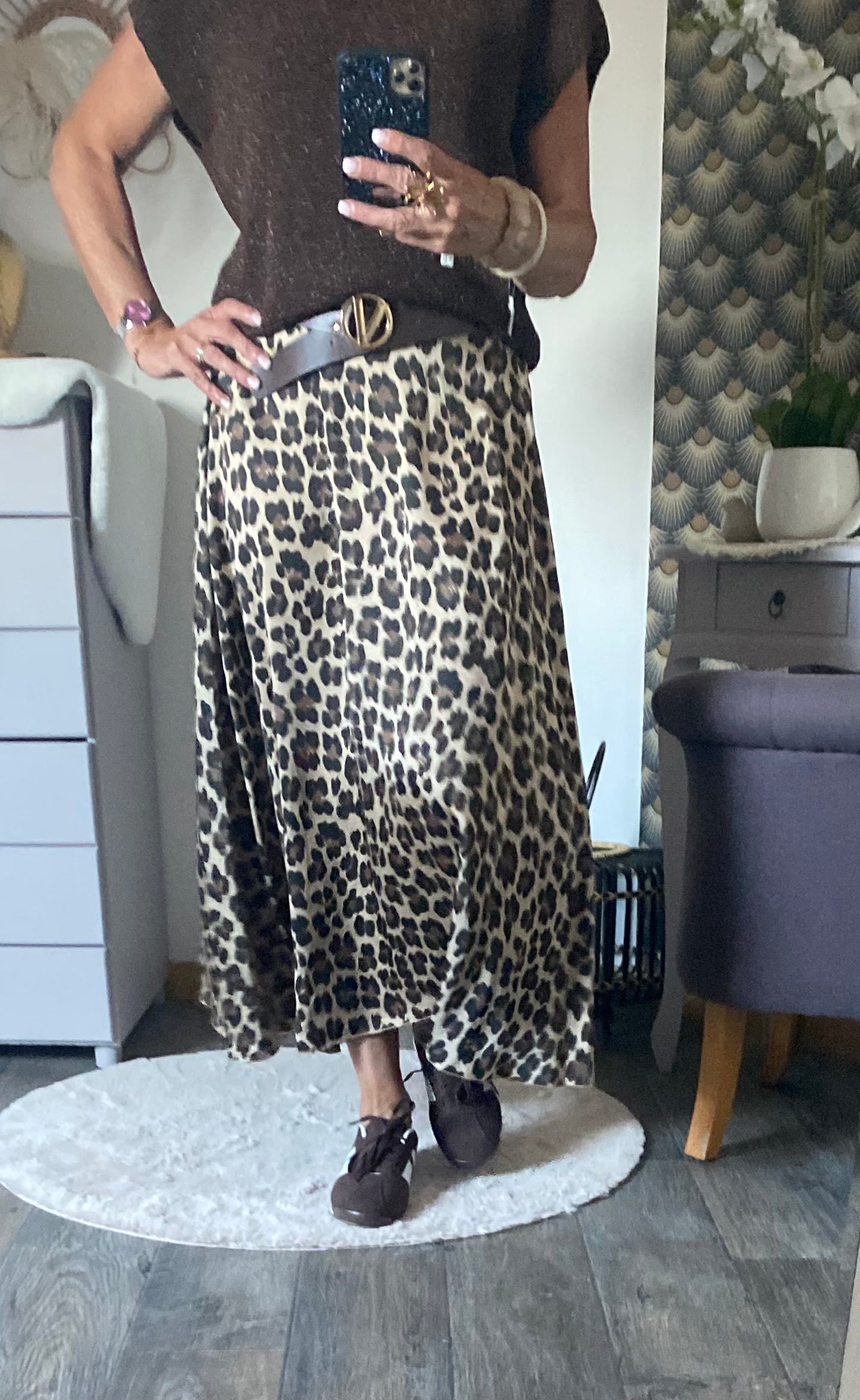 JUPE SATIN LEO 36/42
