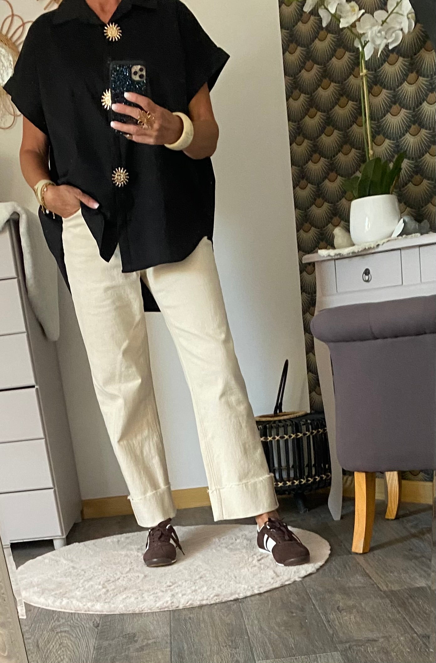 CHEMISE SOLEIL NOIRE TU 38/48