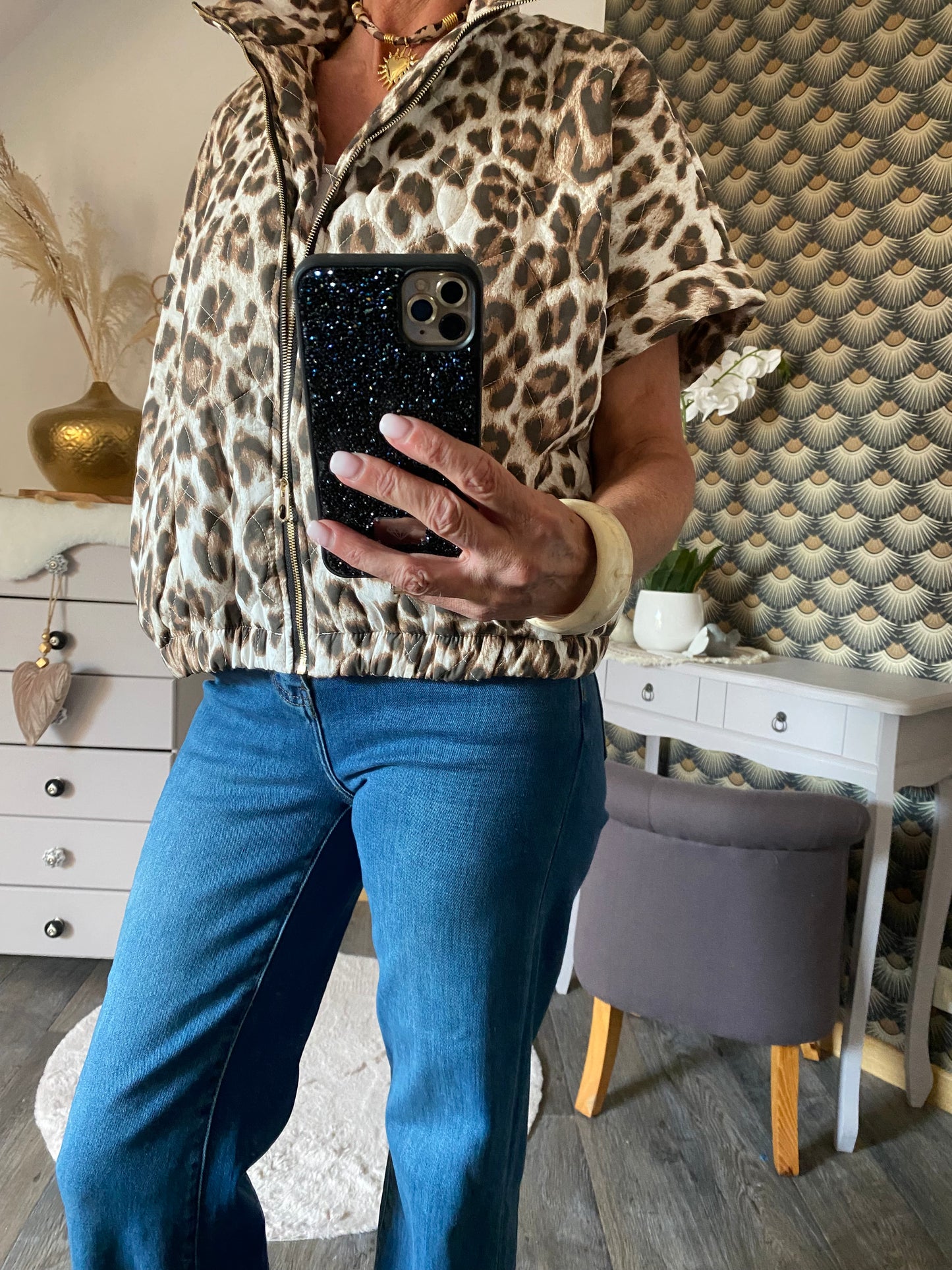 VESTE MG LEOPARD TU 34/44