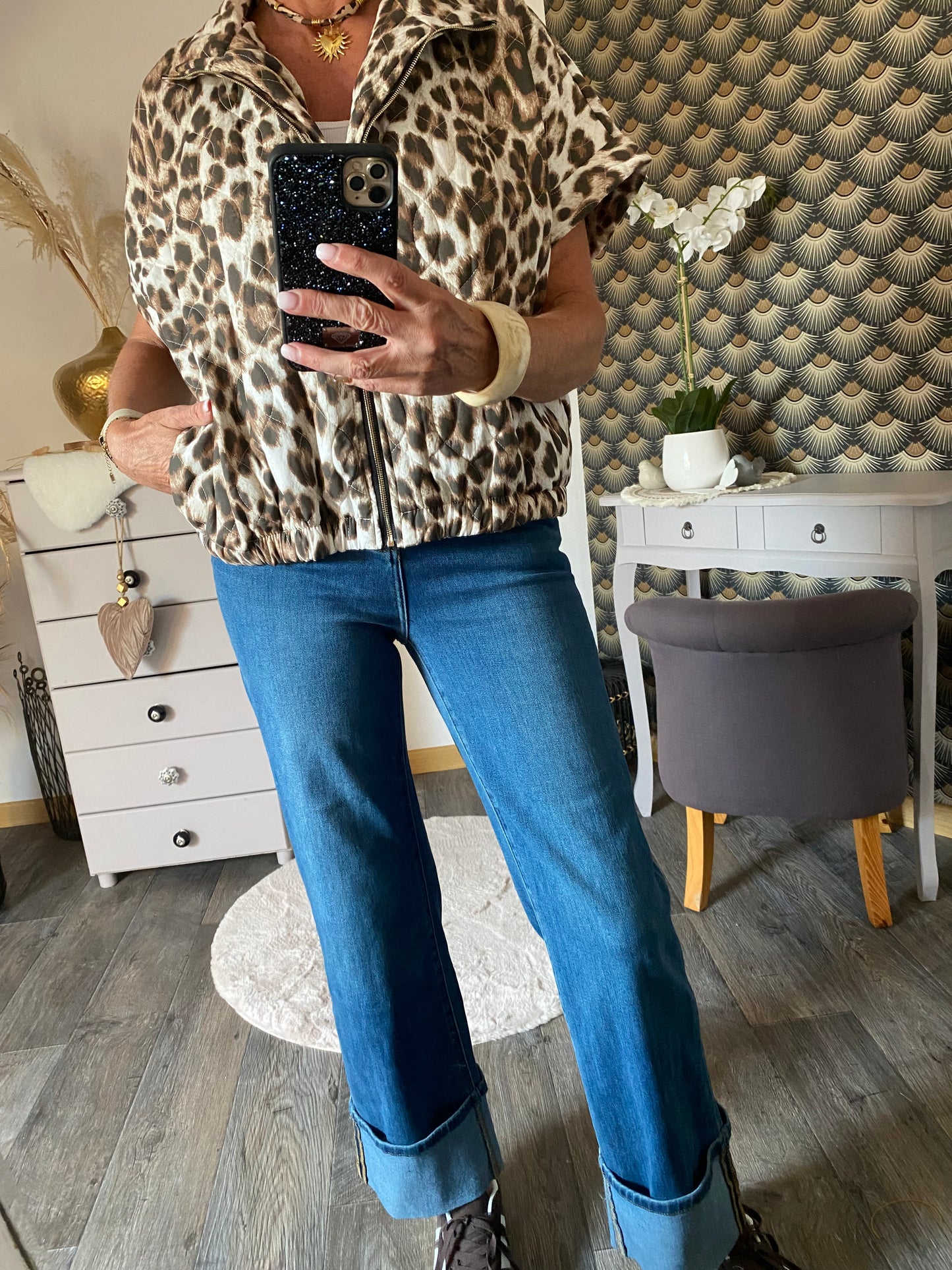 VESTE MG LEOPARD TU 34/44