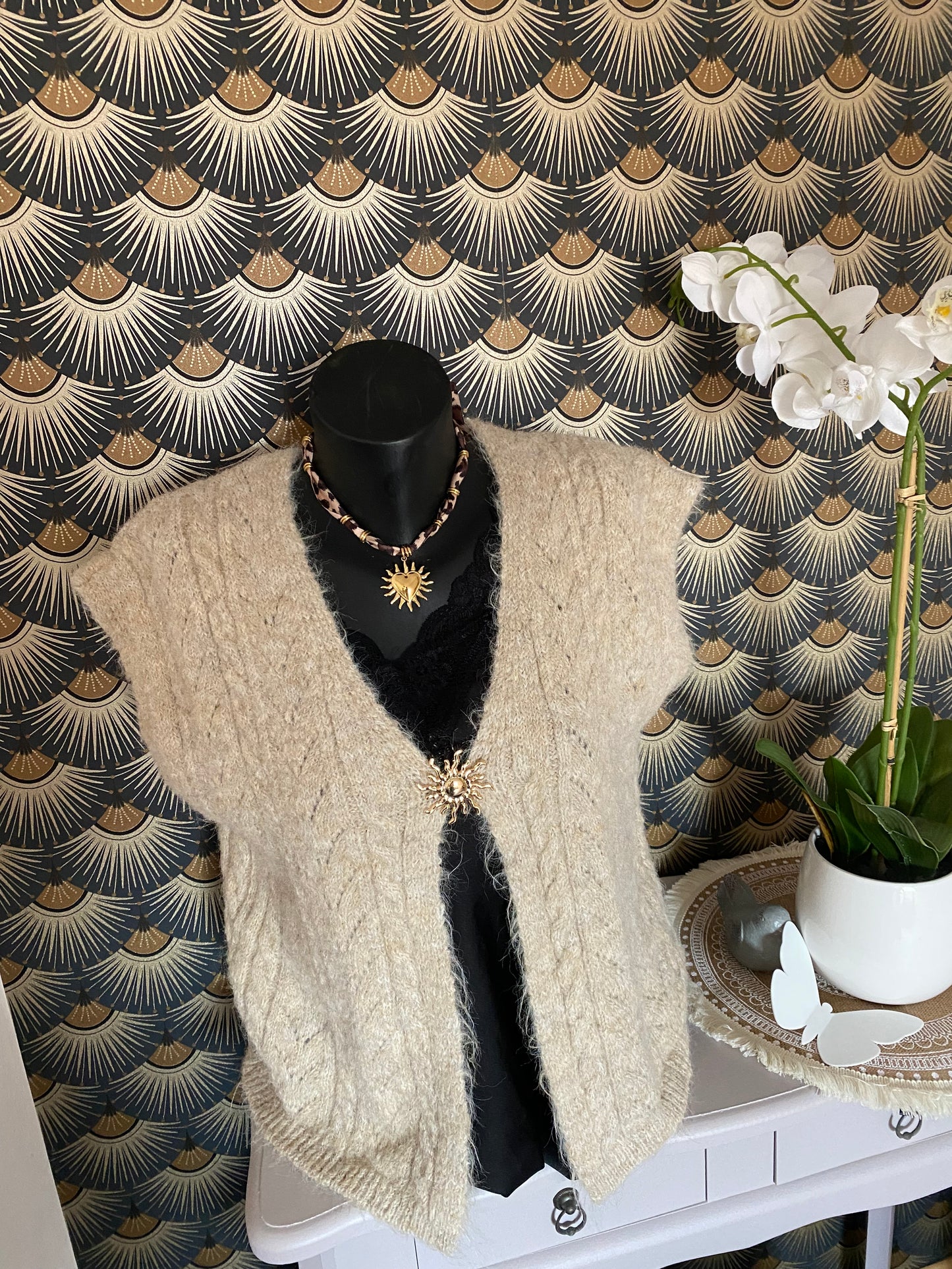 GILET SUN BEIGE TU 36/44