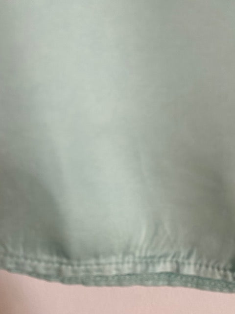 PANTALON PALAZZO VERT D'EAU 38/46 EFFET SOIE