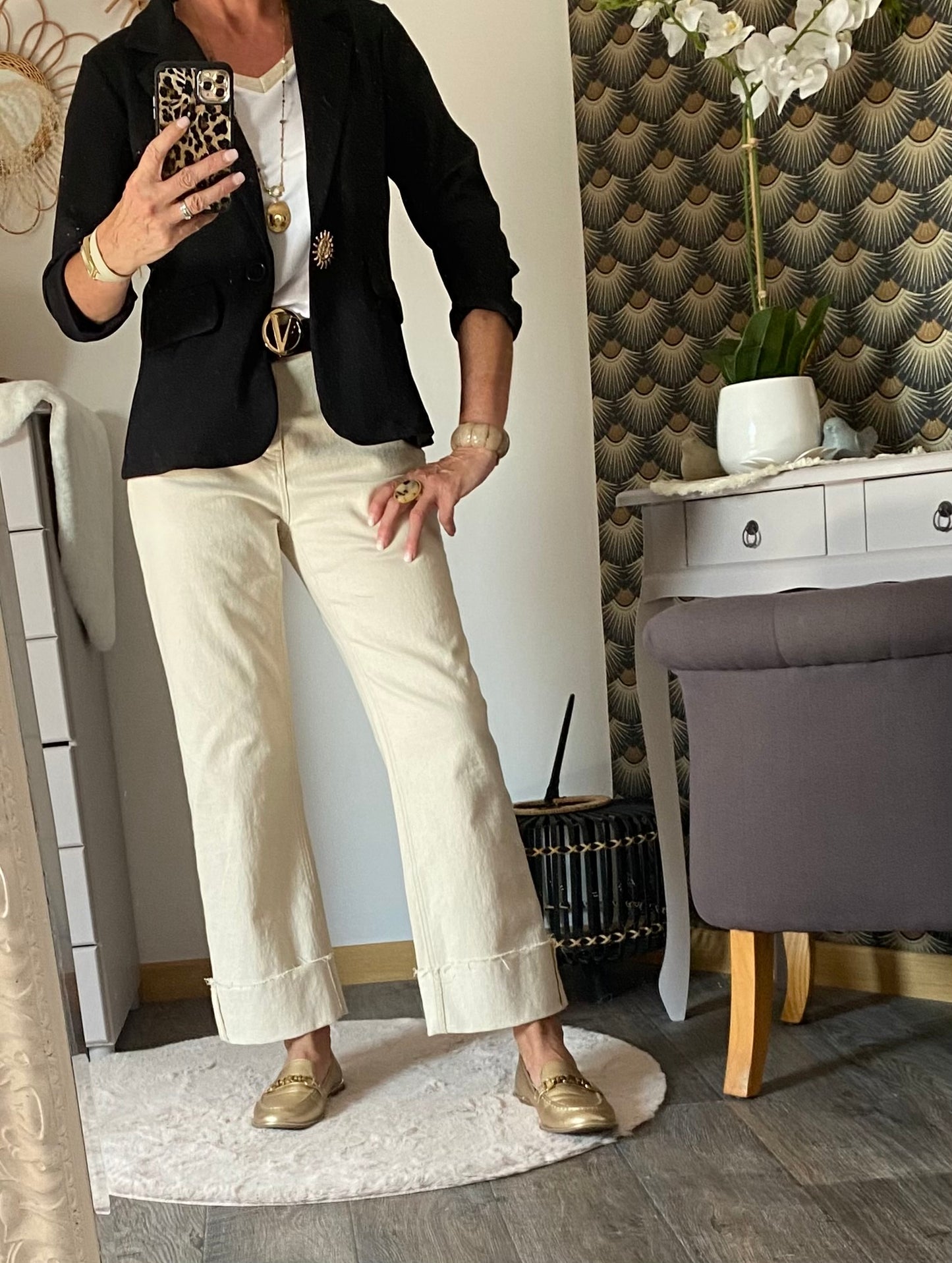 VESTE BLAZER SOLEIL MIN NOIRE 36/42