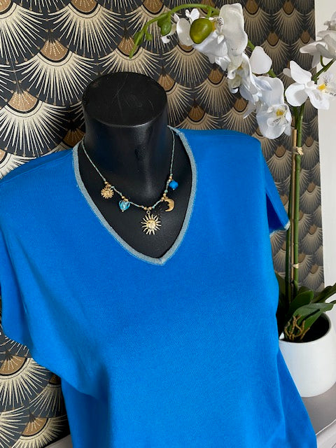 TOP DIAMON BLEU ELECTRIQUE 38/44