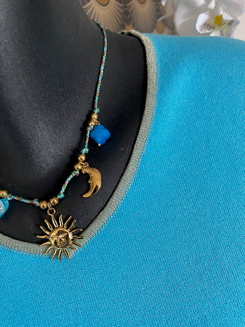 TOP DIAMON BLEU TURQUOISE 38/44