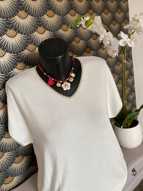 TOP DIAMON BLANC 38/44