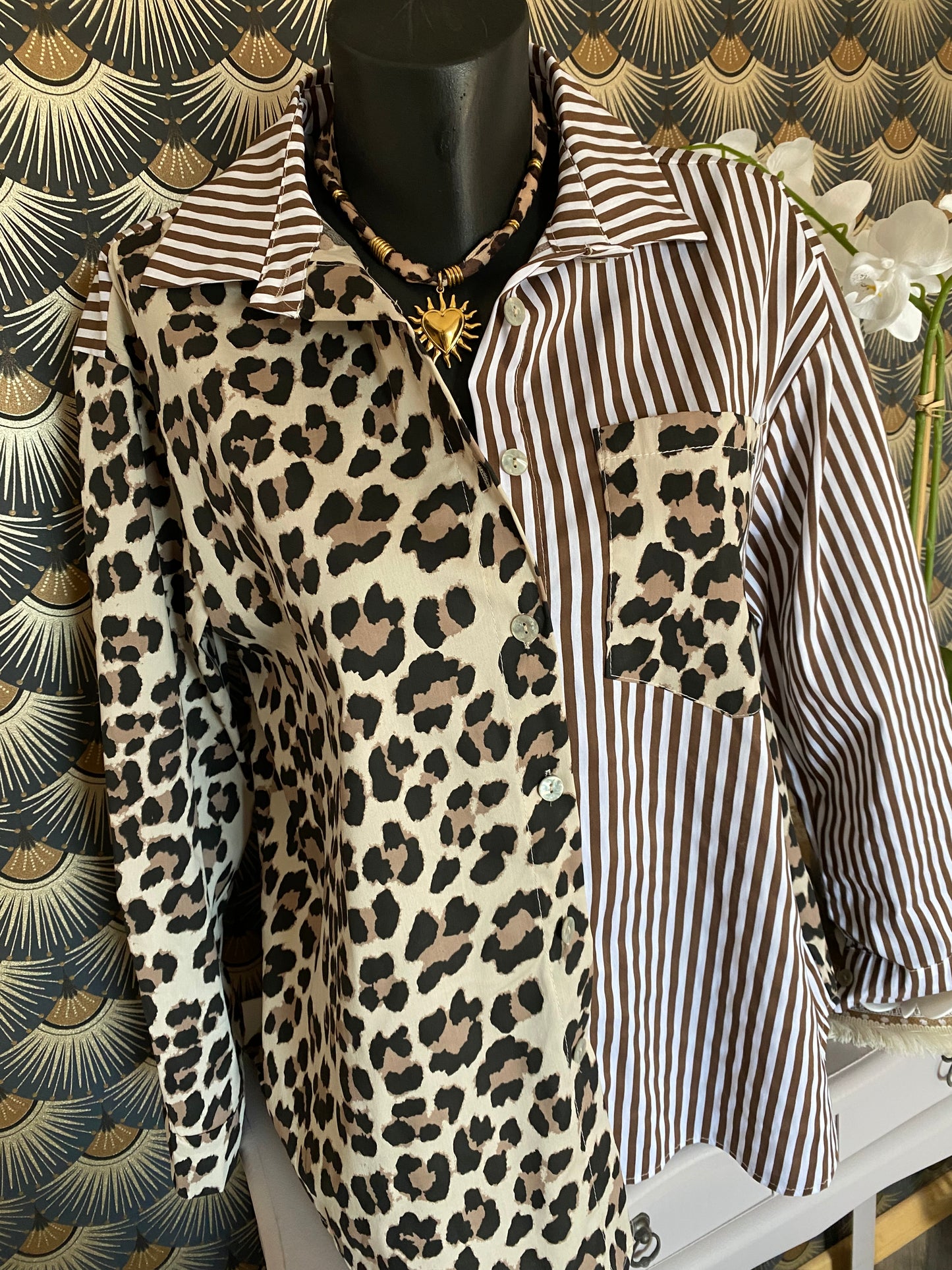 CHEMISE LEOPARD CORINNE TU 36/42