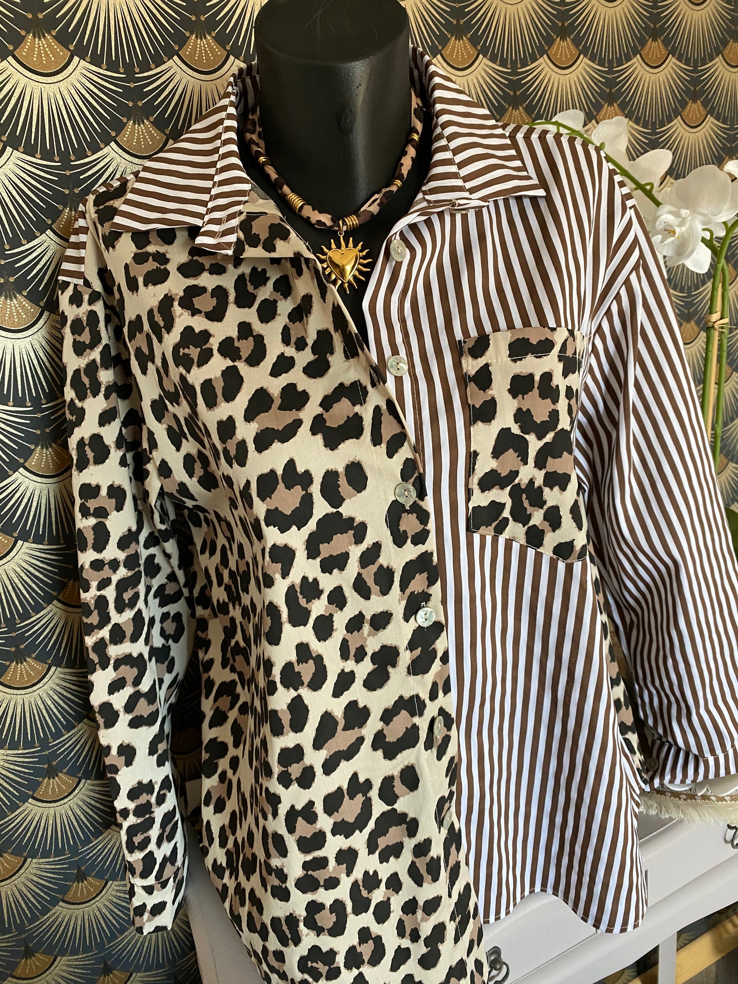 CHEMISE LEOPARD CORINNE TU 36/42