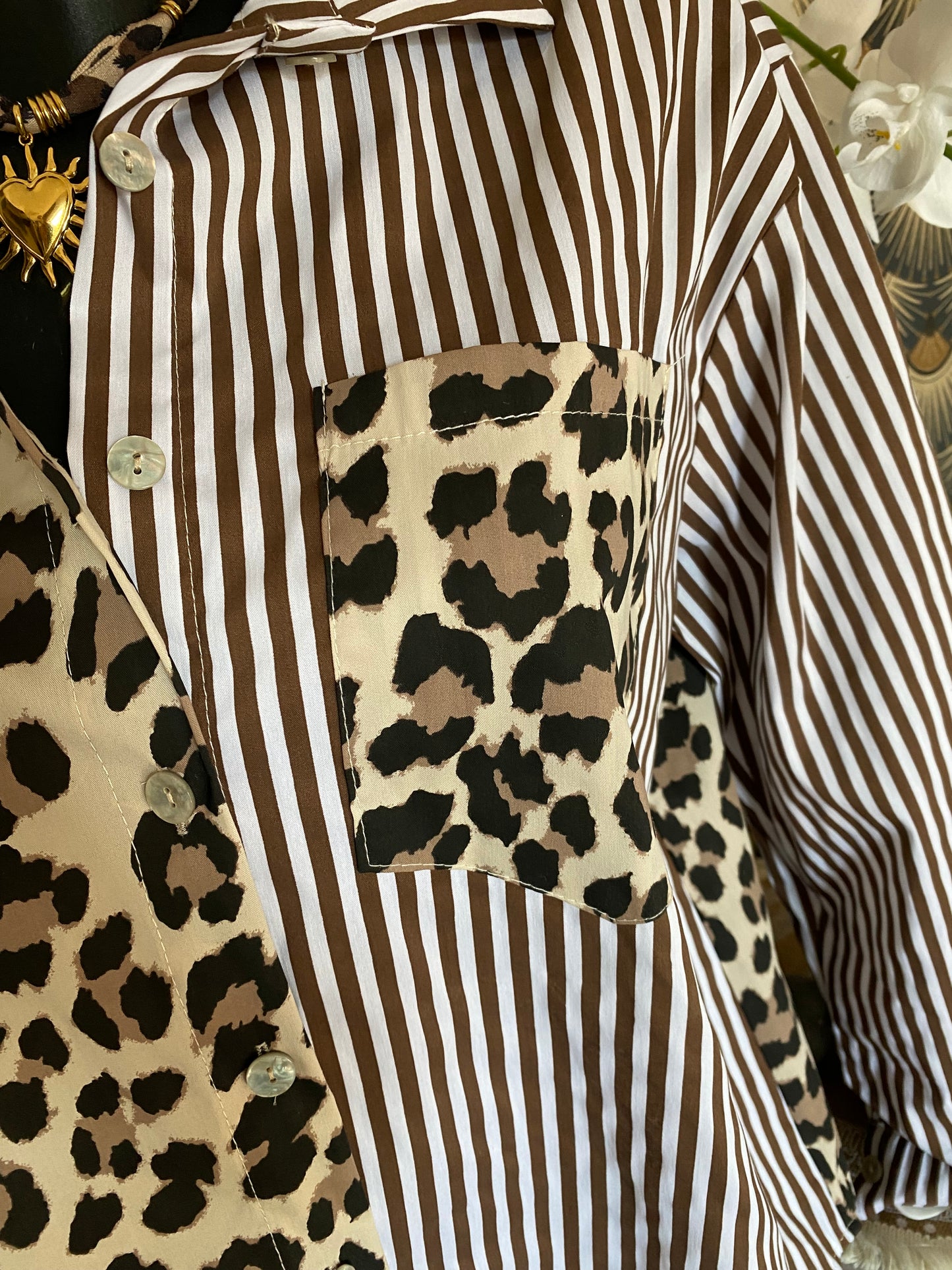 CHEMISE LEOPARD CORINNE TU 36/42