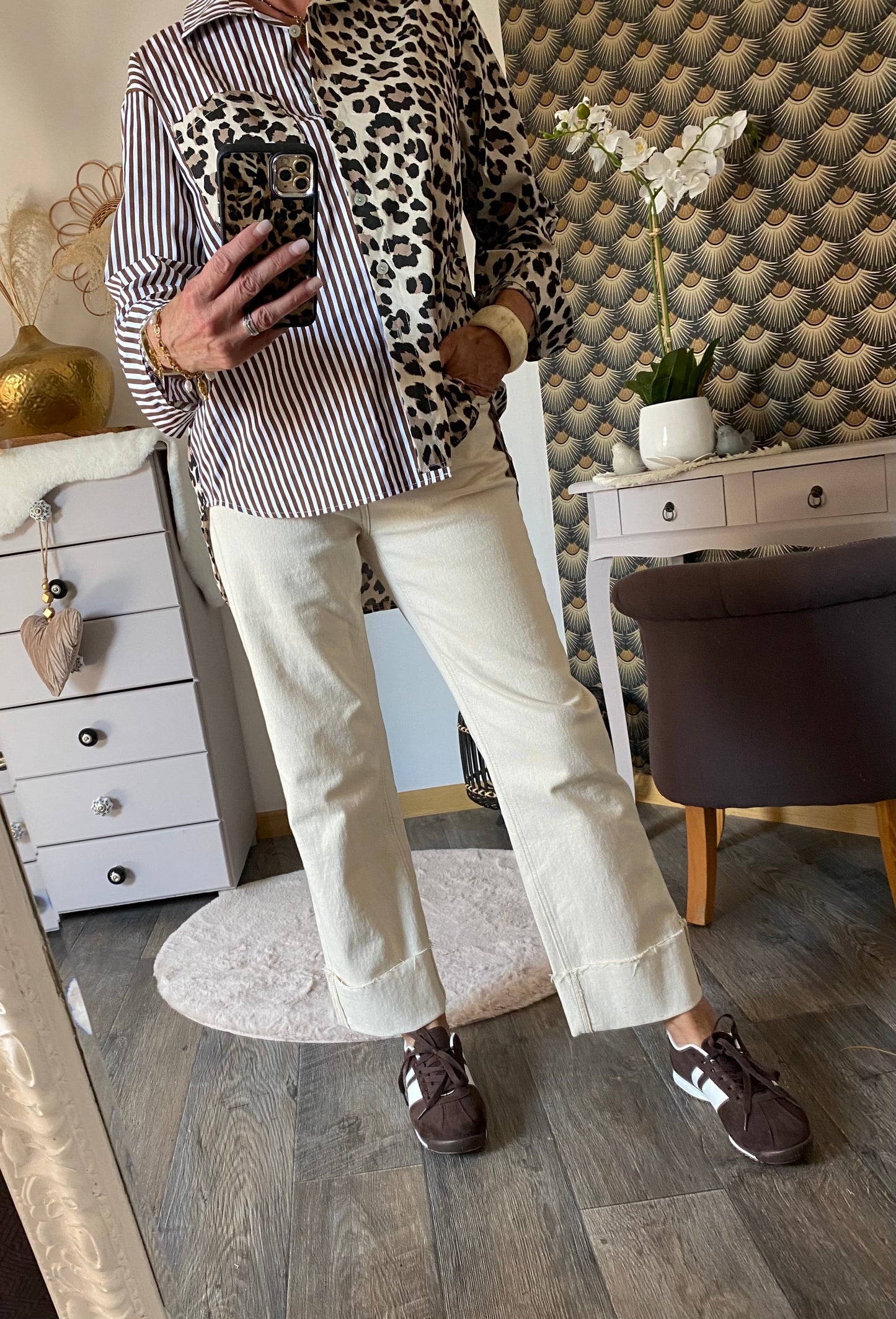 CHEMISE LEOPARD CORINNE TU 36/42
