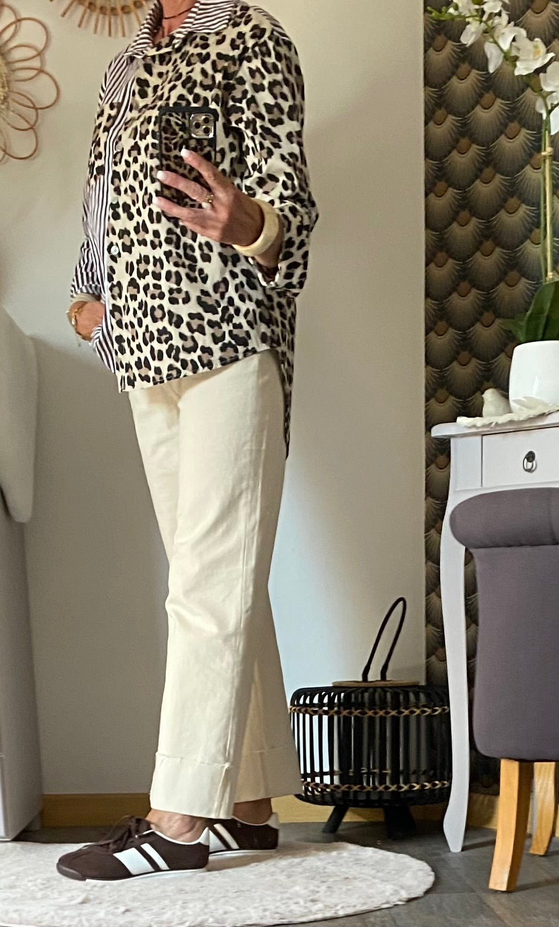 CHEMISE LEOPARD CORINNE TU 36/42