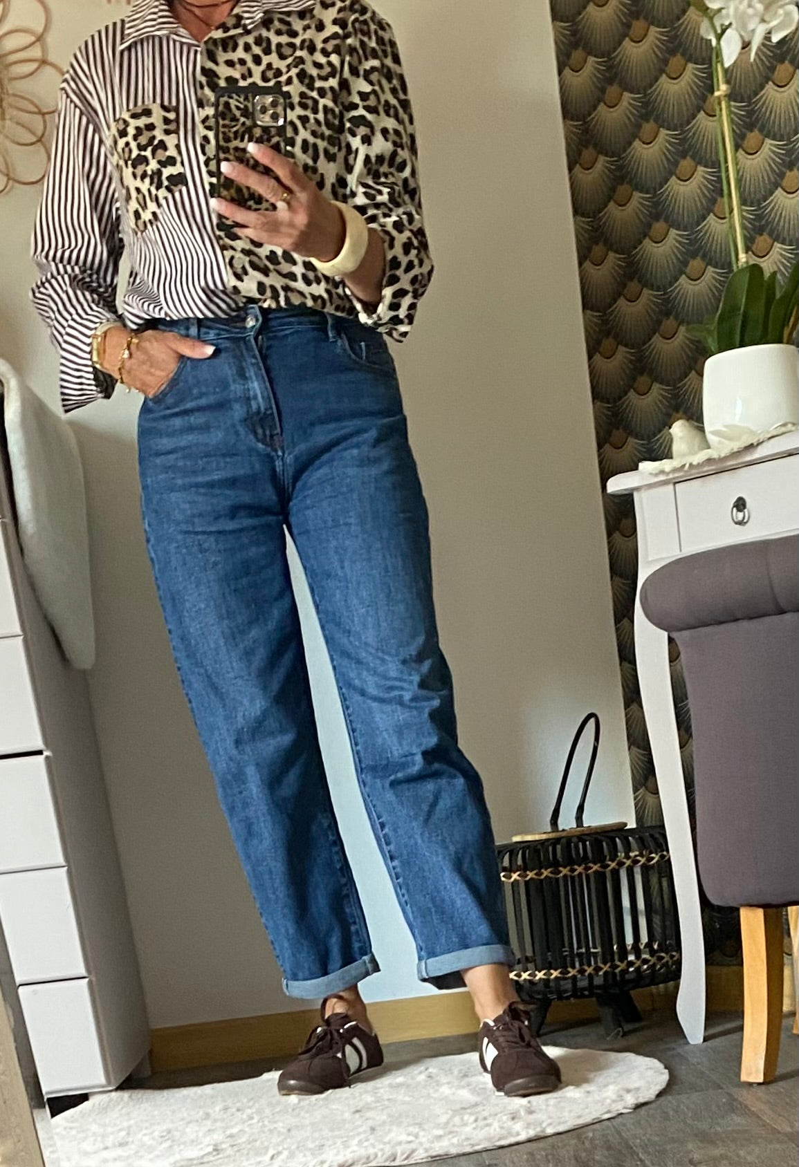 CHEMISE LEOPARD CORINNE TU 36/42