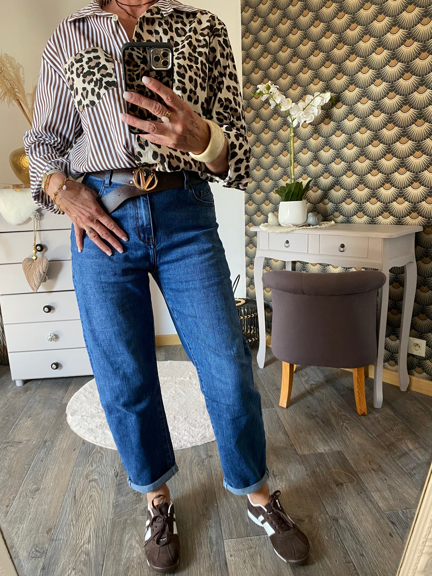 CHEMISE LEOPARD CORINNE TU 36/42