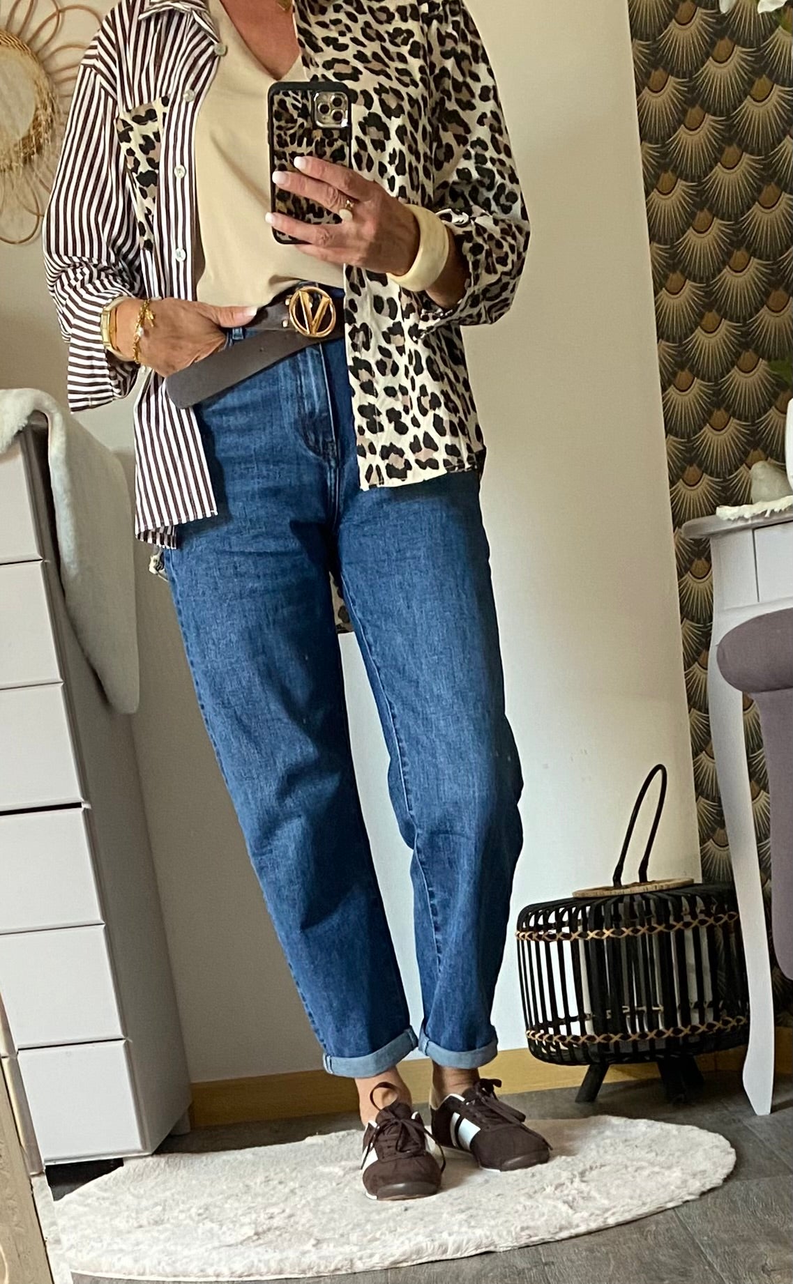 CHEMISE LEOPARD CORINNE TU 36/42