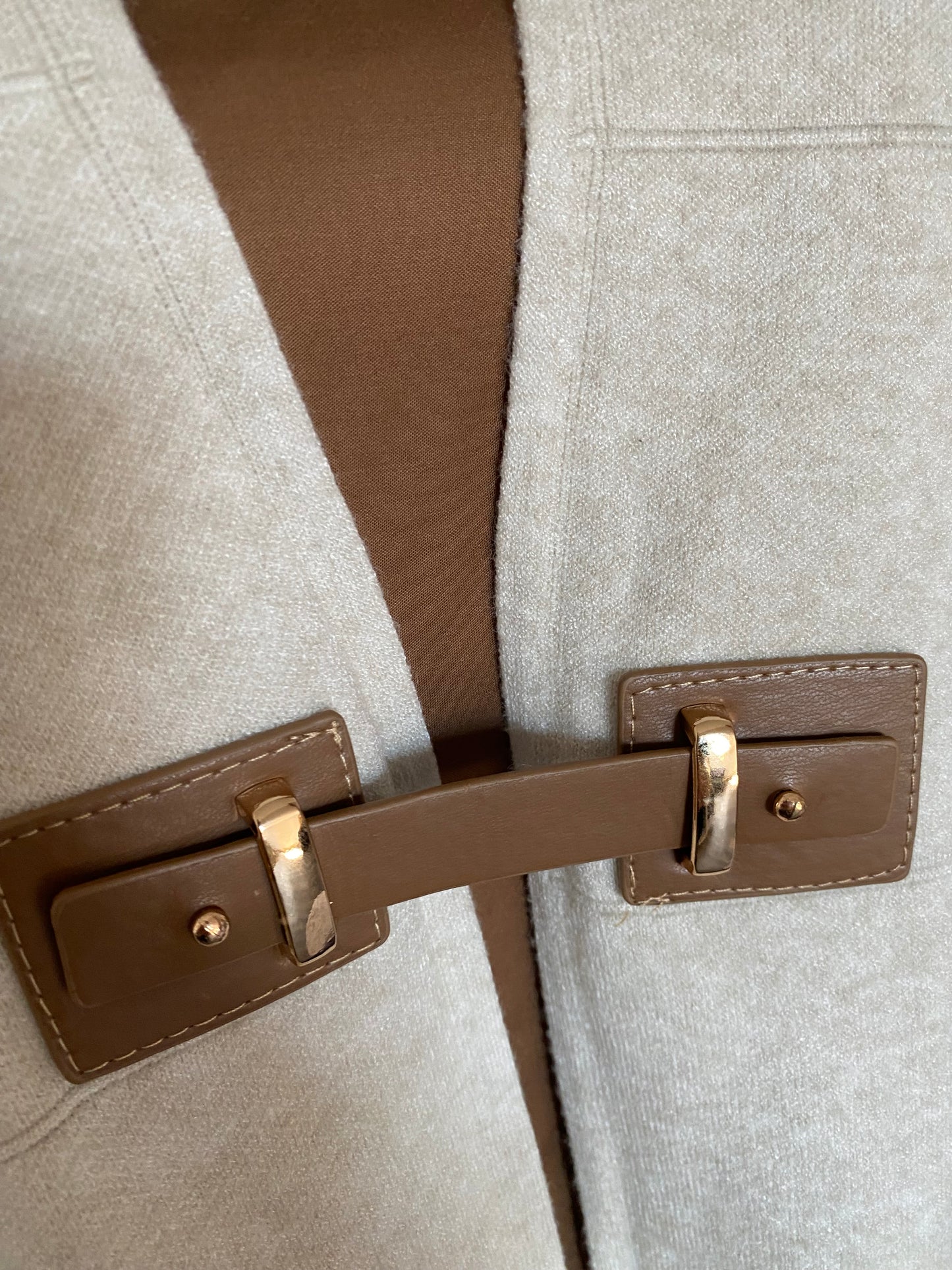 VESTE MG ECRU TU 36/44 PETIT 46