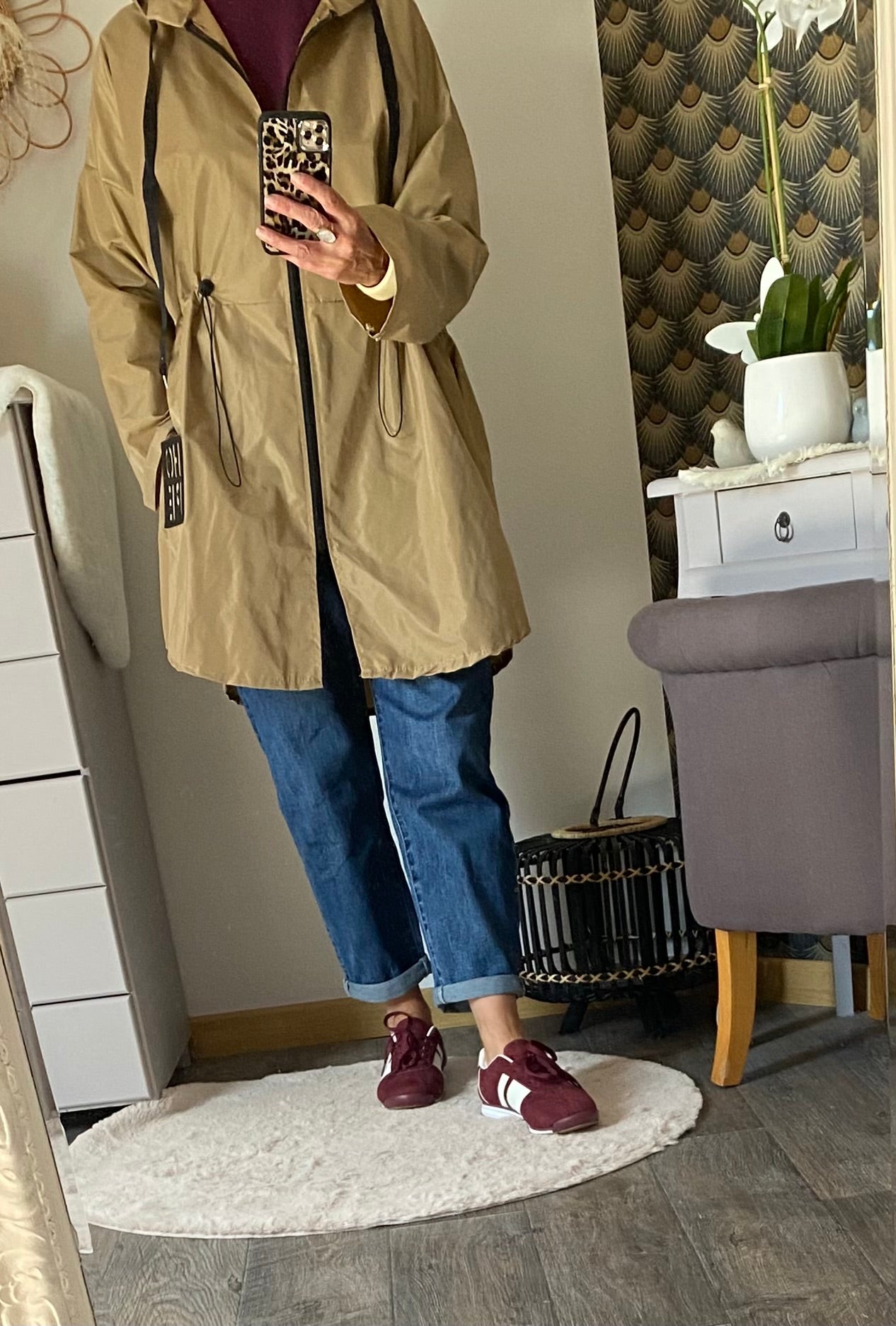 VESTE IMPERMEABLE HOPE CAMEL TU 36/48