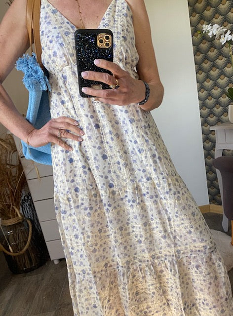 ROBE LONGUE MIA BLEUE 36/42