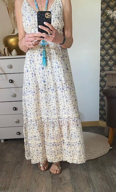 ROBE LONGUE MIA BLEUE 36/42