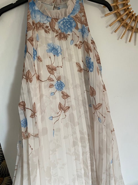 ROBE EVENEMENT BLEUE 36/42 petit 44