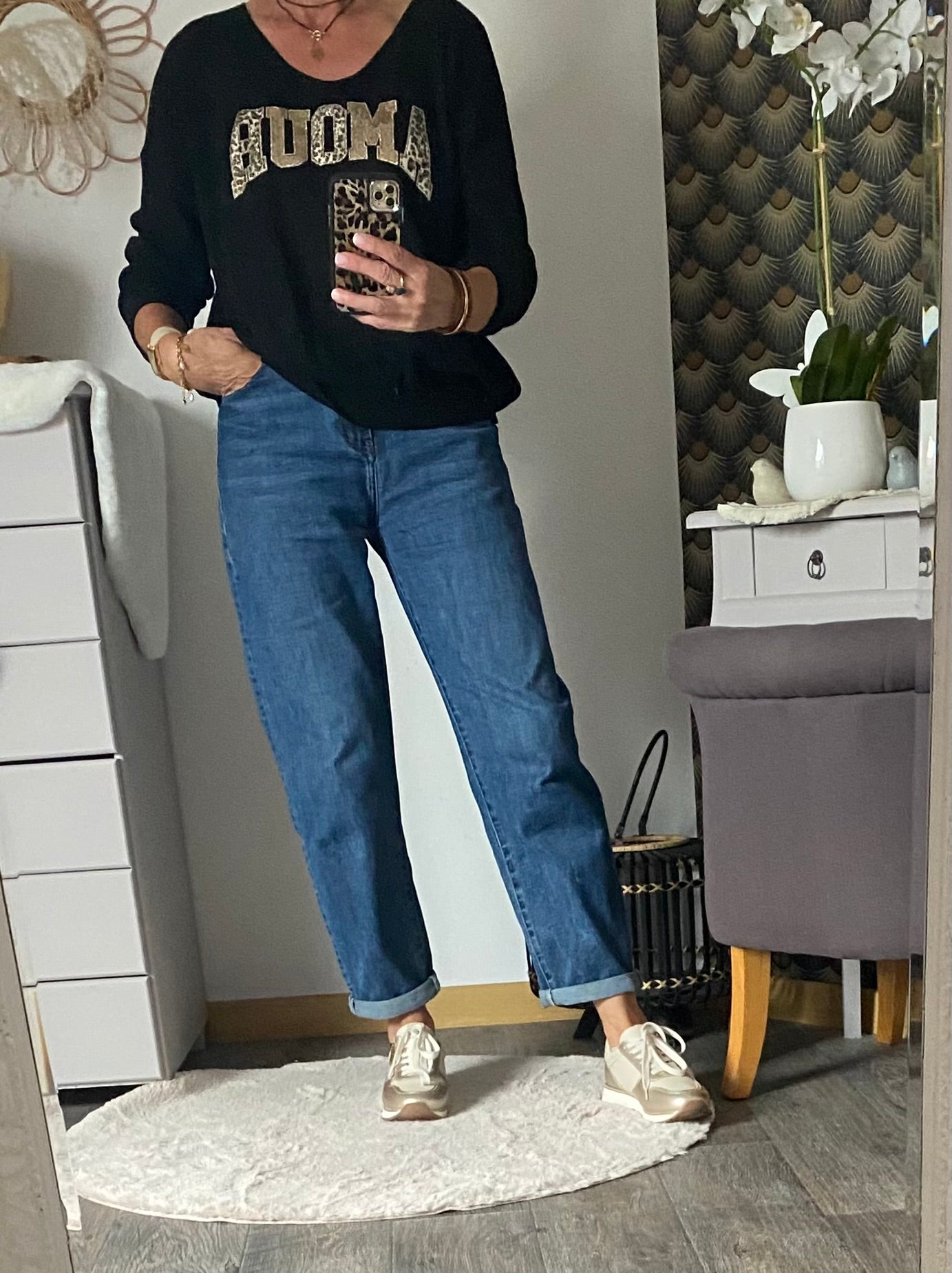 PULL NOIR AMOUR TU 36/44