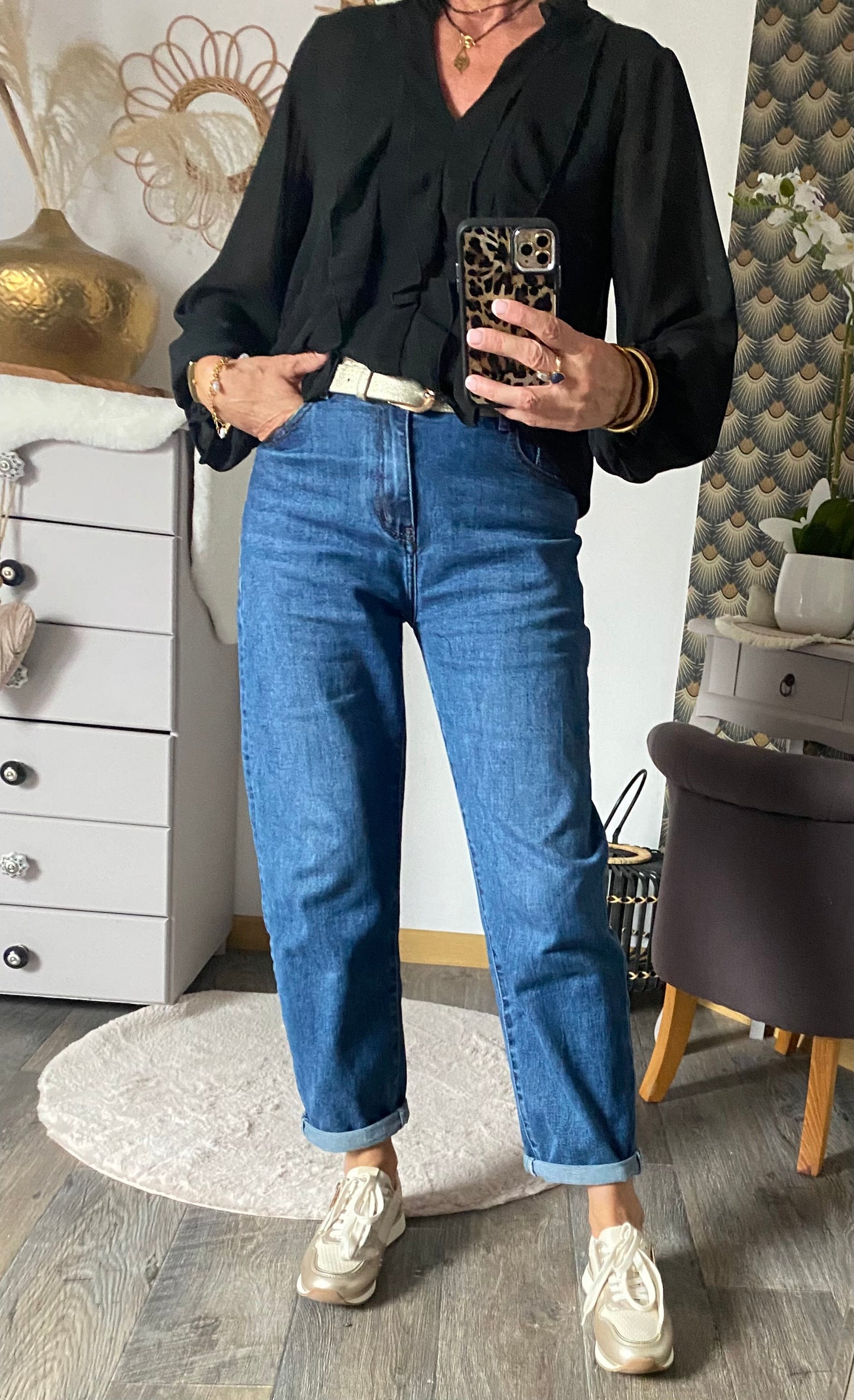 BLOUSE FROUROU NOIRE TU 36/42