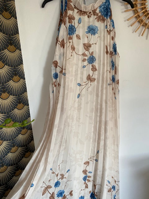 ROBE EVENEMENT BLEUE INDIGO 36/42 petit 44