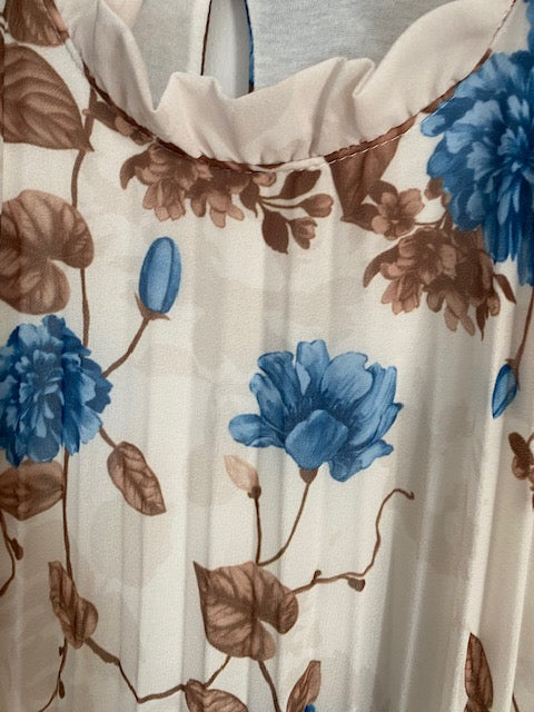 ROBE EVENEMENT BLEUE INDIGO 36/42 petit 44