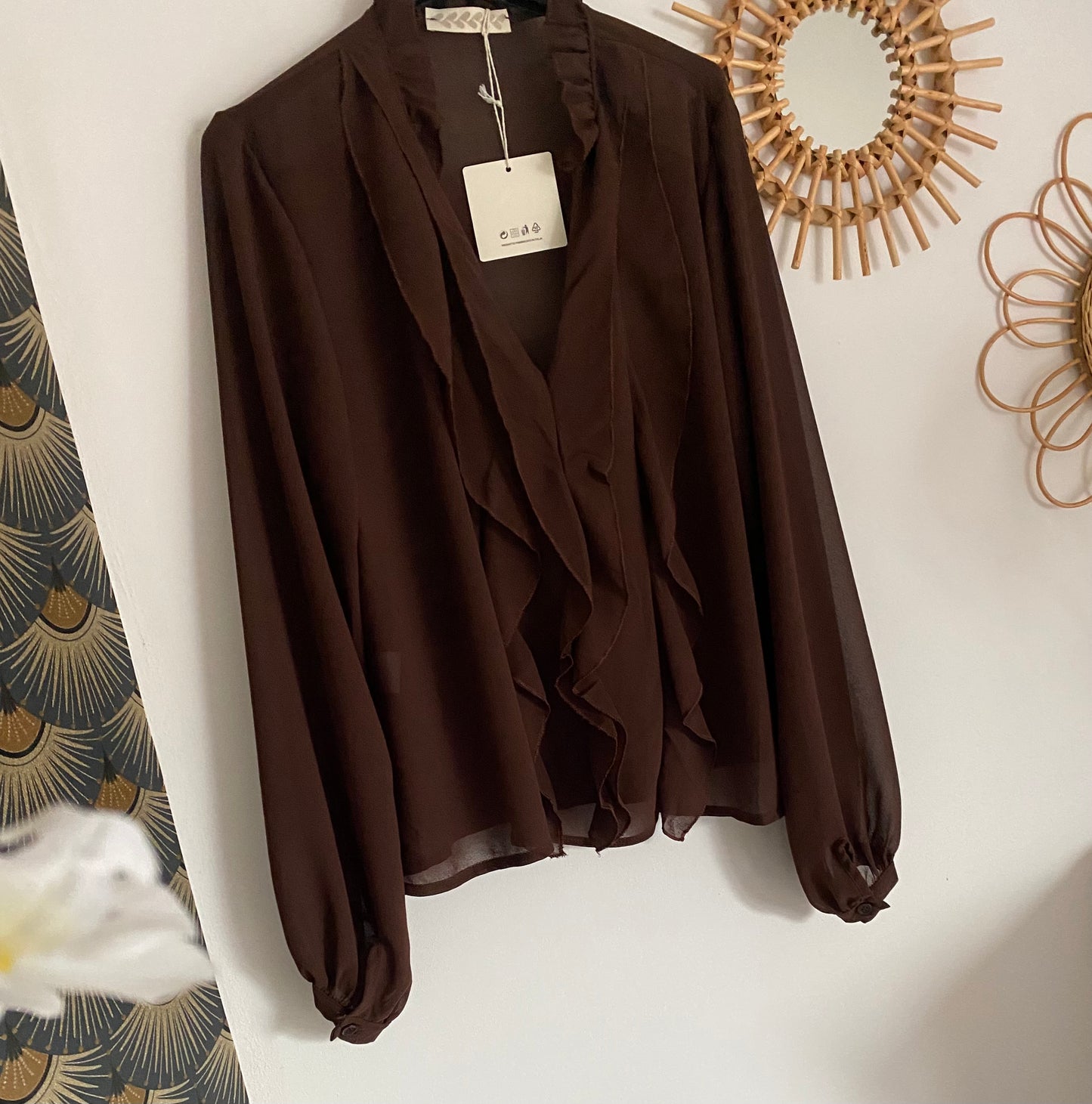 BLOUSE FROUROU CHOCO TU 36/42