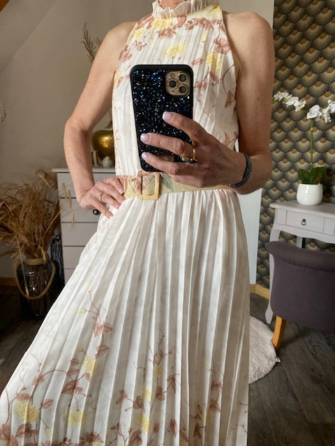 ROBE EVENEMENT JAUNE 36/42 petit 44