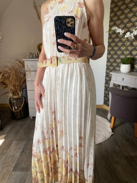 ROBE EVENEMENT JAUNE 36/42 petit 44