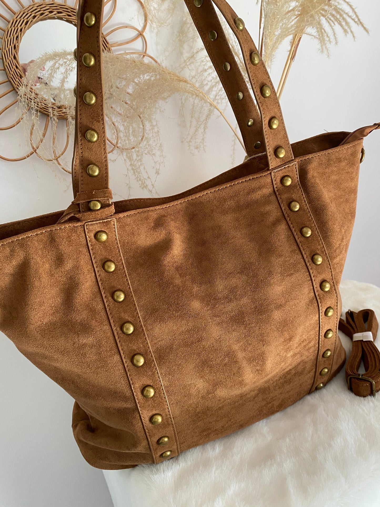 SAC MANDOLINE CAMEL