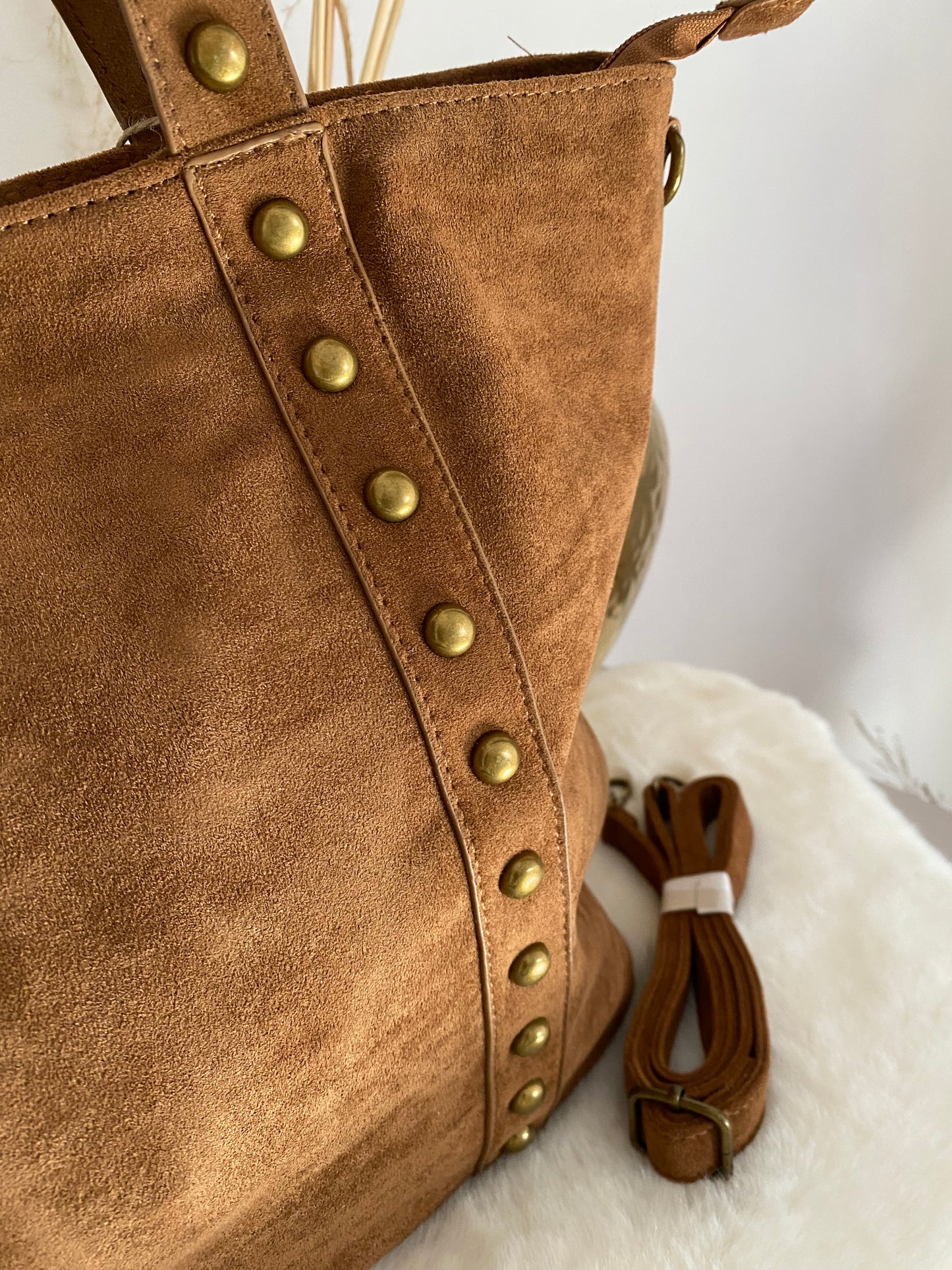 SAC MANDOLINE CAMEL