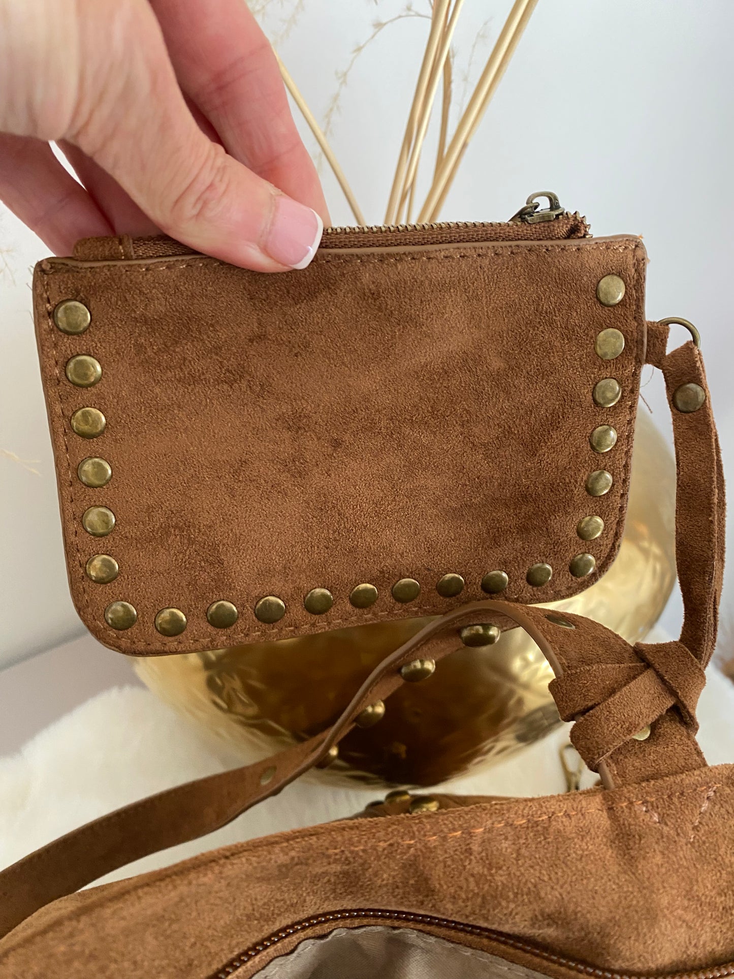 SAC MANDOLINE CAMEL