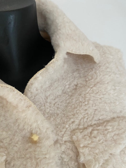 VESTE PILOU ECRU TAILLE S OUM