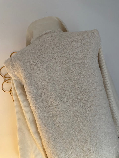 VESTE PILOU ECRU TAILLE S OUM