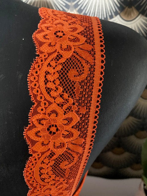 TOP DENTELLE STEFY ORANGE 36/44