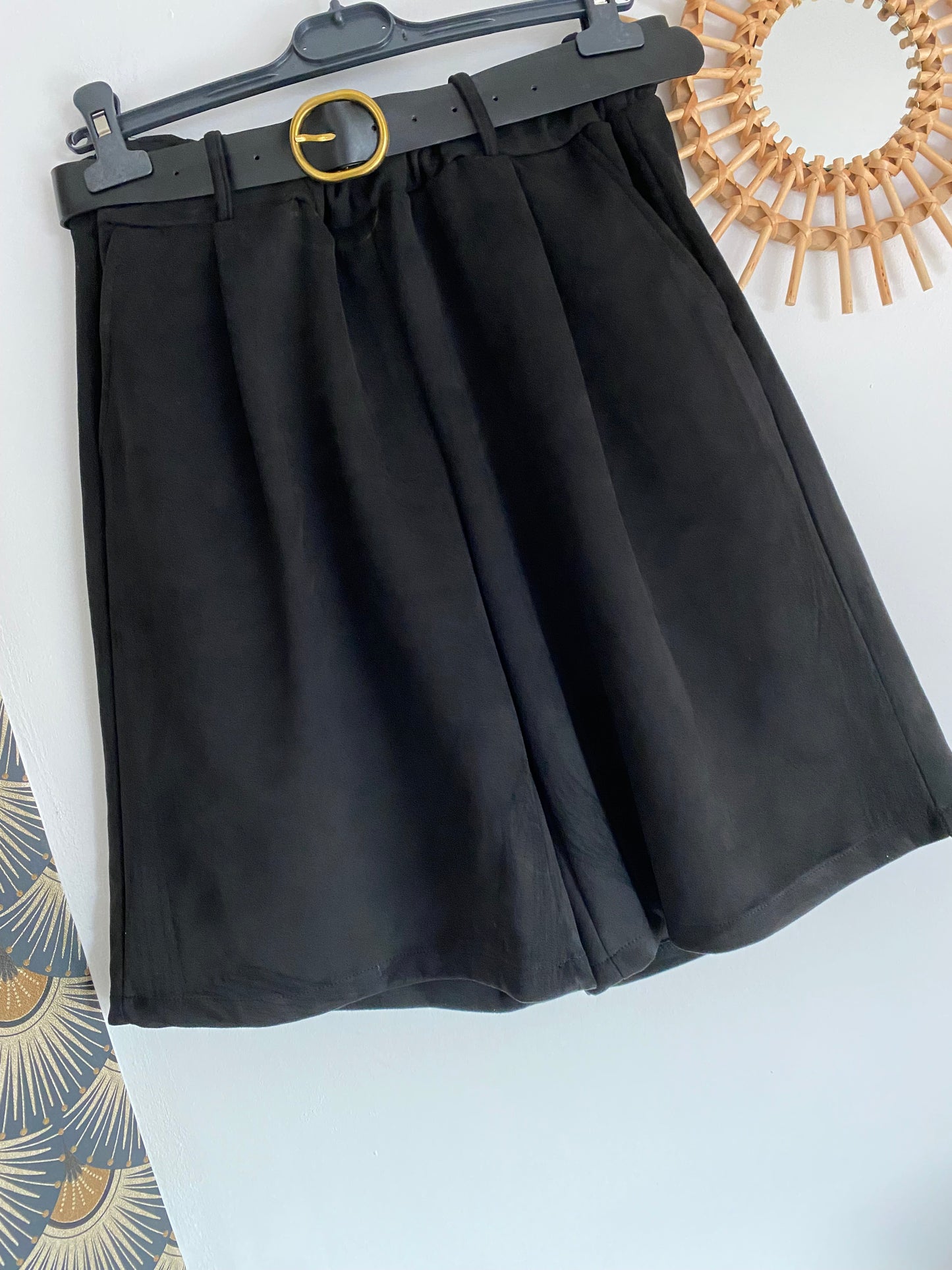BERNUDA NOIR SUEDINE TU 38/44