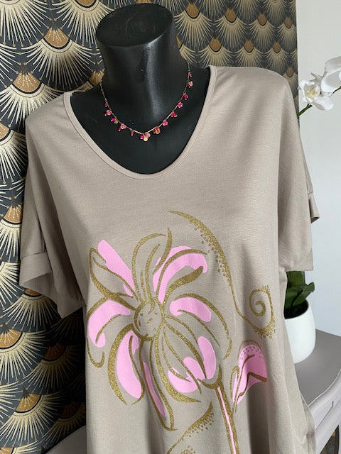 TOP VICTOIRE 44/48 7 COULEURS ( rose , blanc , noir , kaki , vert d 'eau , beige )