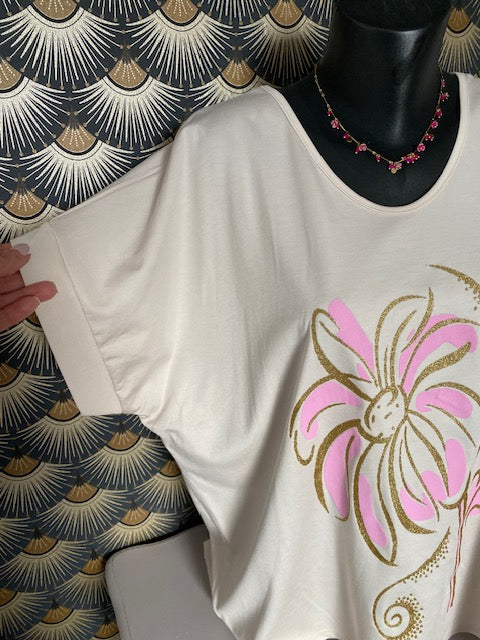 TOP VICTOIRE 44/48 7 COULEURS ( rose , blanc , noir , kaki , vert d 'eau , beige )