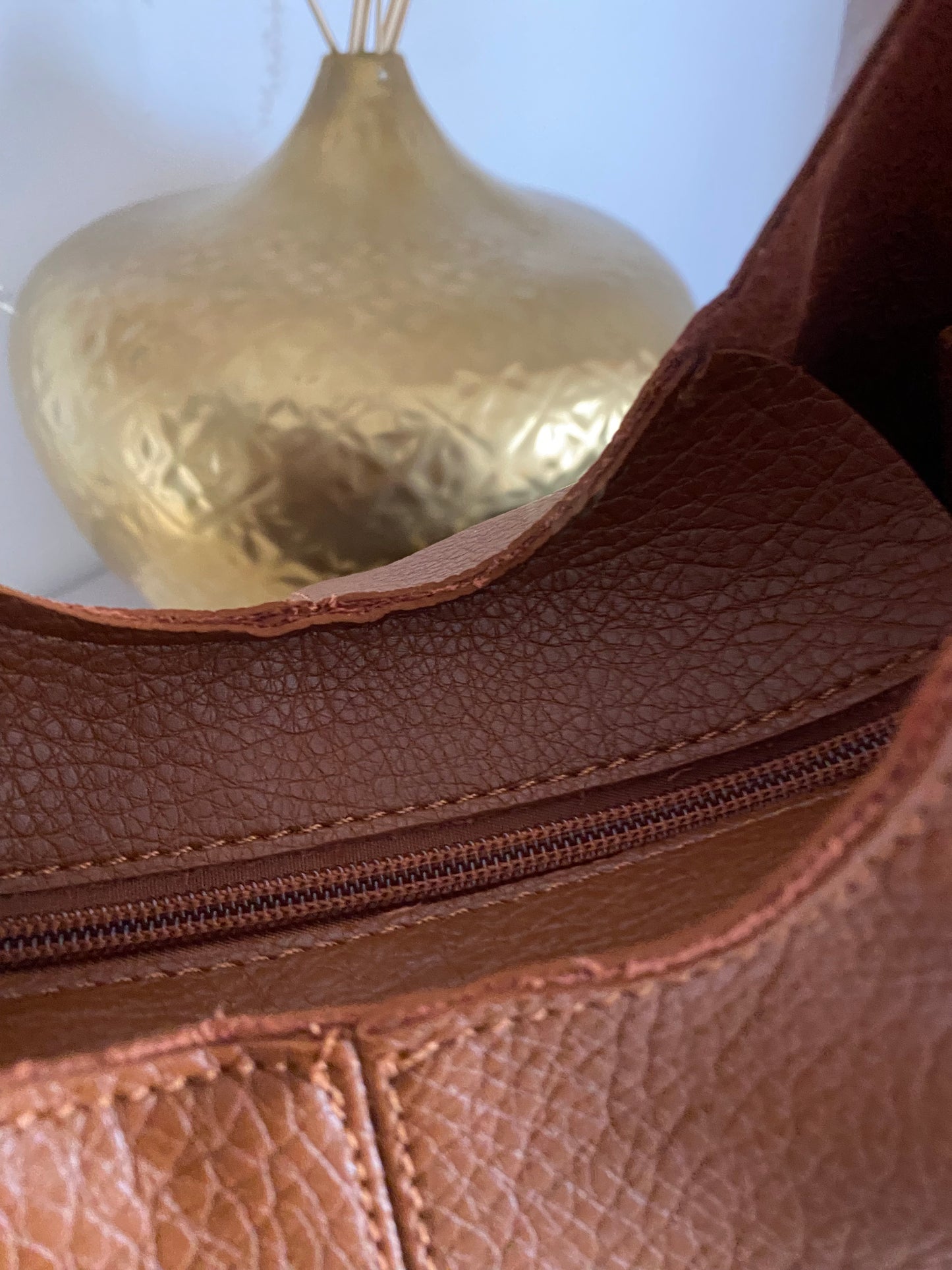 SAC A MAIN GOUTTE CAMEL