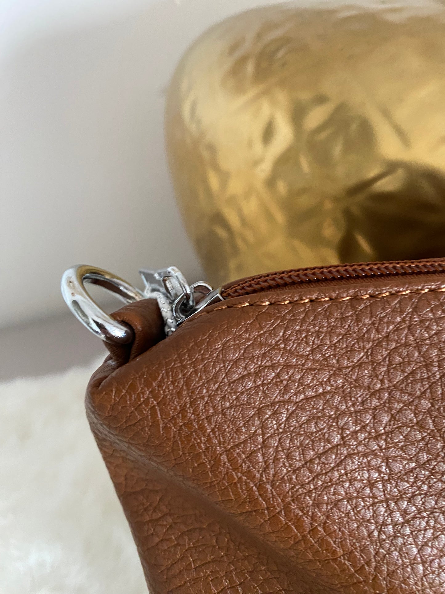 SAC A MAIN GOUTTE CAMEL