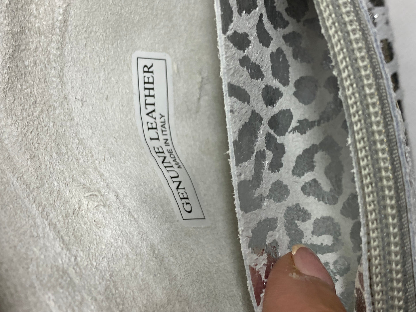 PORTE -MONNAIES CUIR ITALIEN GRIS