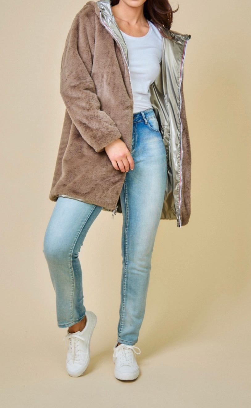 PARKA REVERSIBLE BRONZE S/M/L/XL