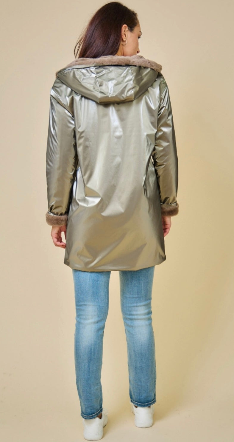 PARKA REVERSIBLE BRONZE S/M/L/XL