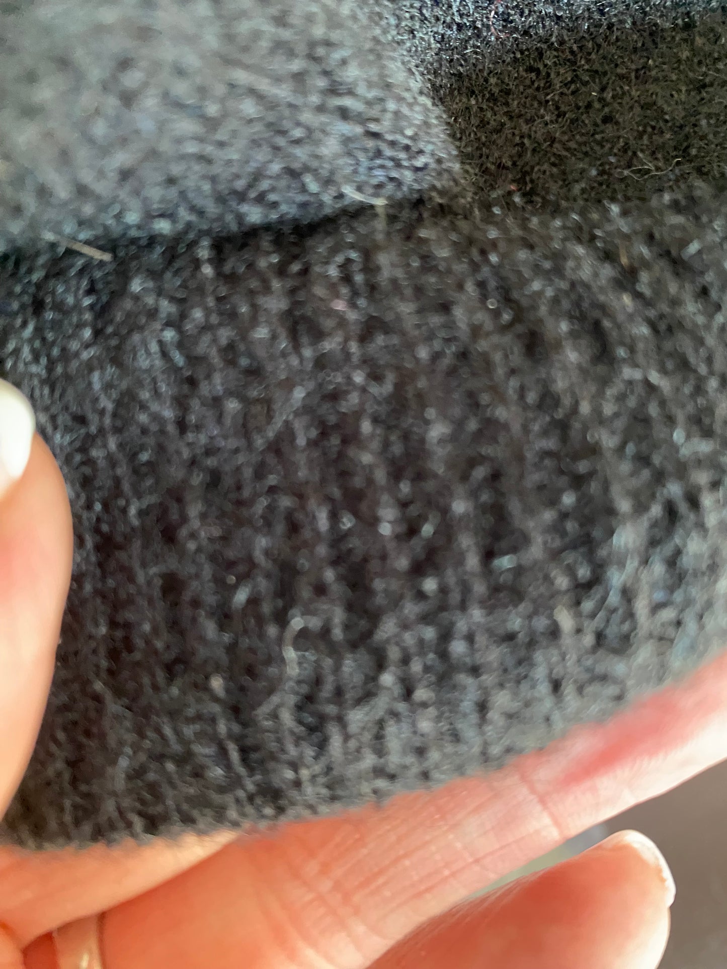 PULL MANCHES COURTES NOIR TU 36/42