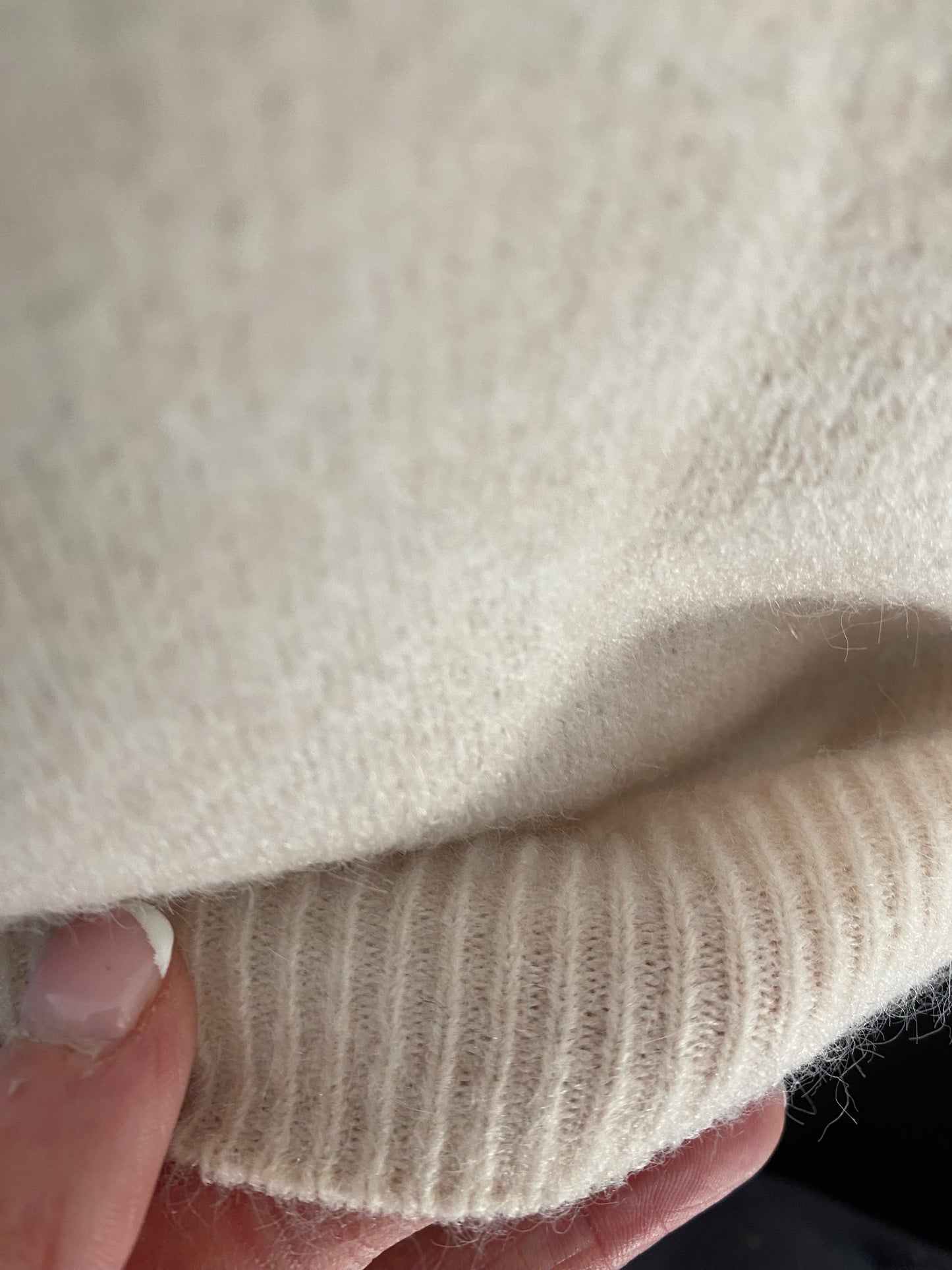 PULL MANCHES COURTES ECRU TU 36/42
